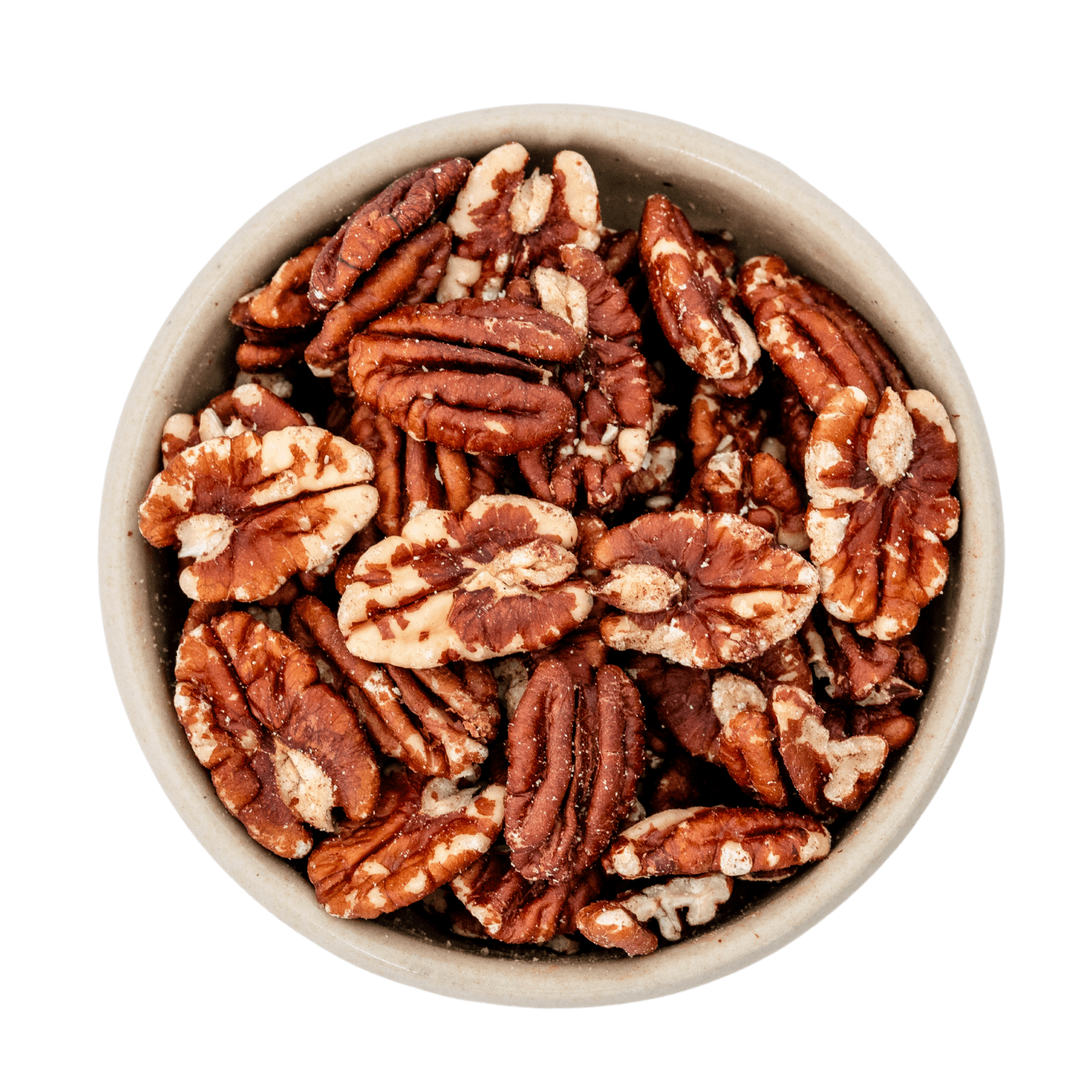 Núcleos de nuez pecana mitades orgánicas 13.61kg