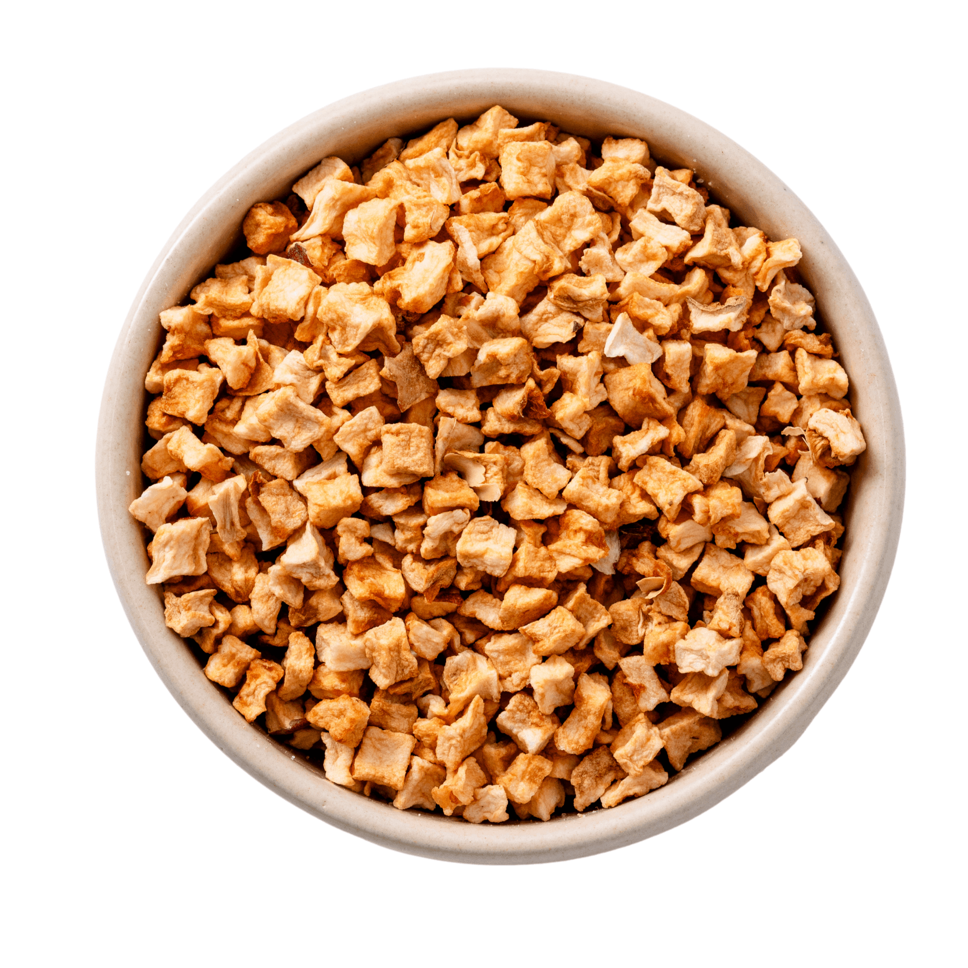 Dados de manzana 5-10mm sin cáscara orgánicos 21kg
