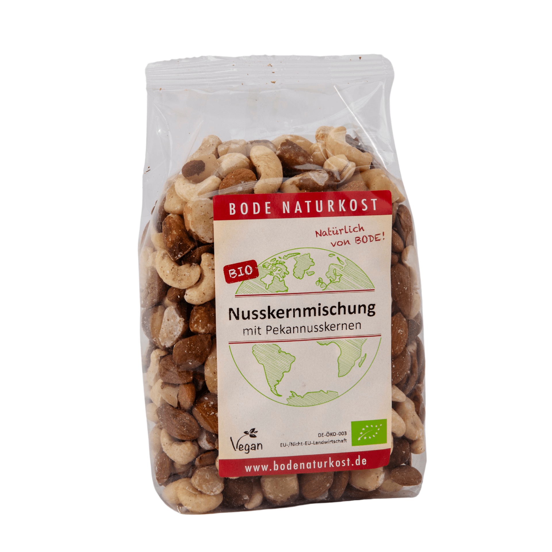 Mezcla de frutos secos ecológicos 6x500g con nueces pecanas