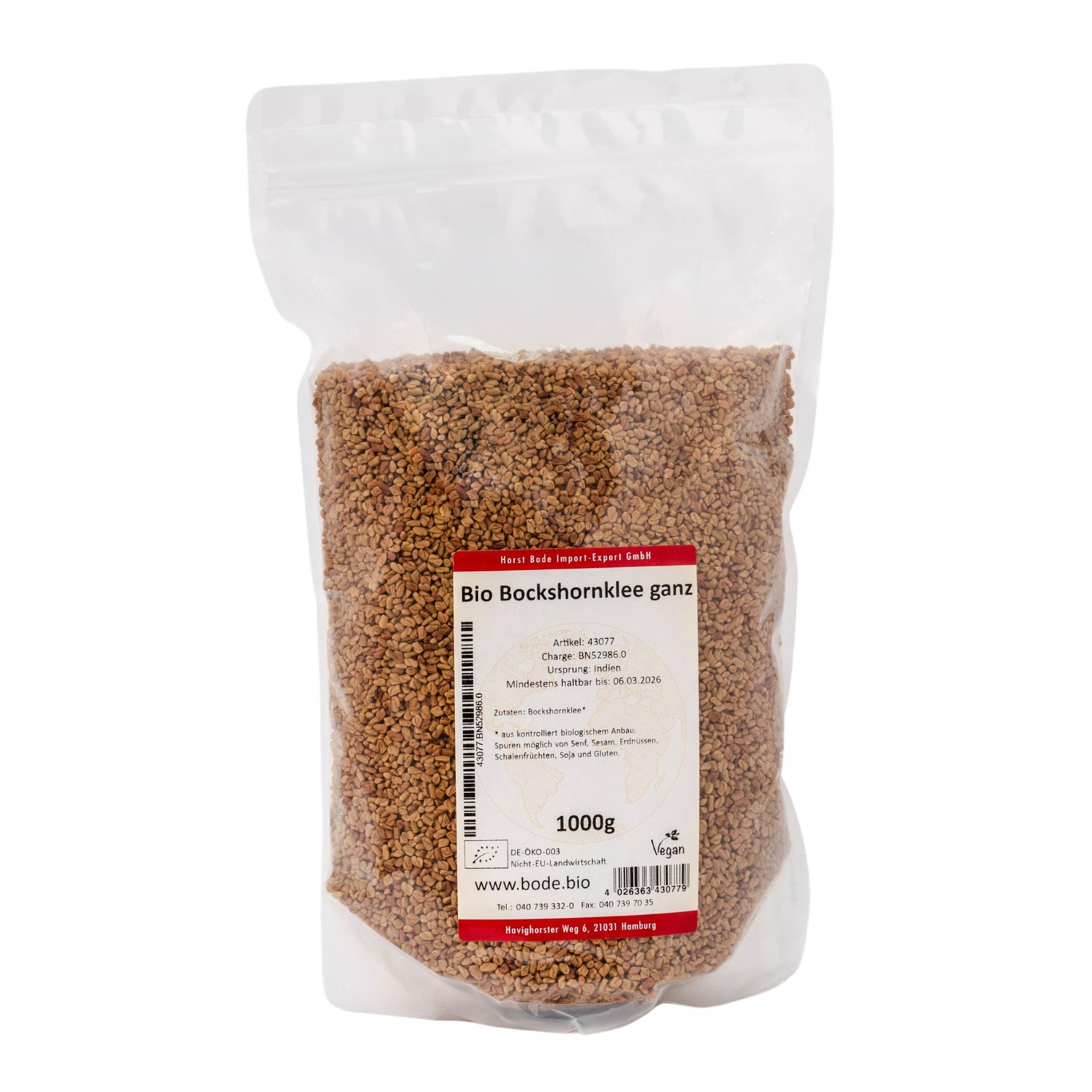 Semillas de trébol de tierra enteras orgánicas 1kg
