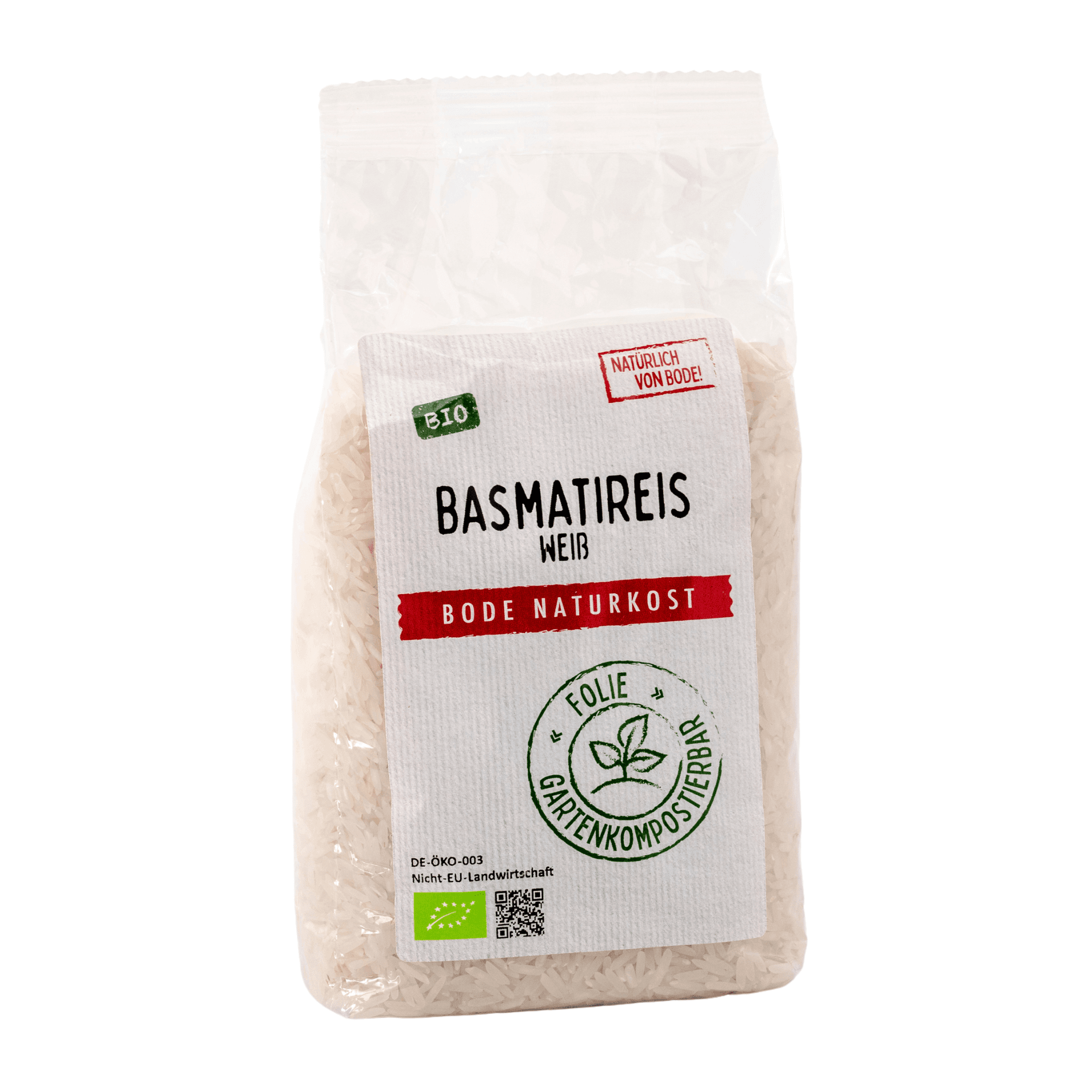 Arroz Basmati blanco orgánico 6x500g