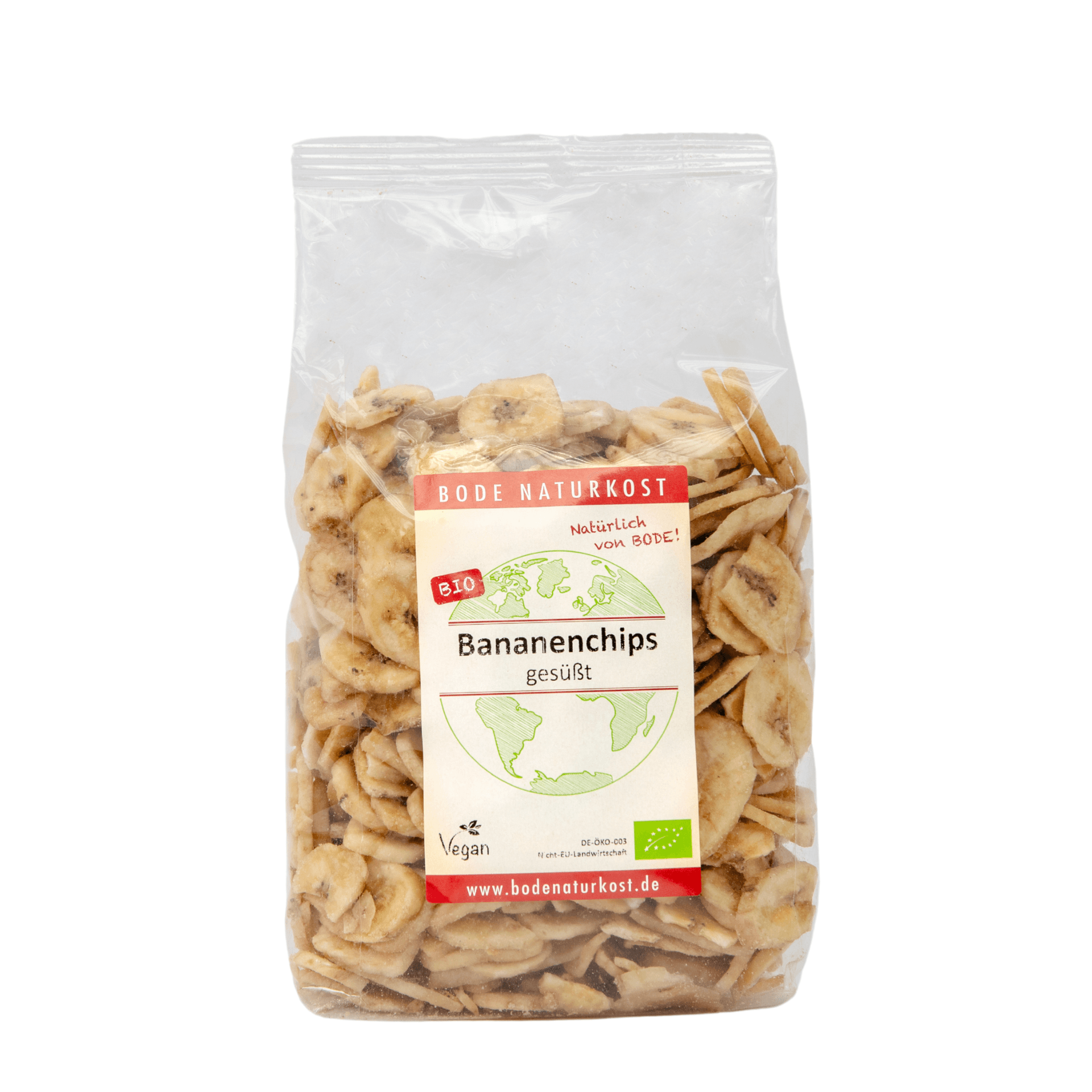 Chips de plátano dulces bio 6x500g