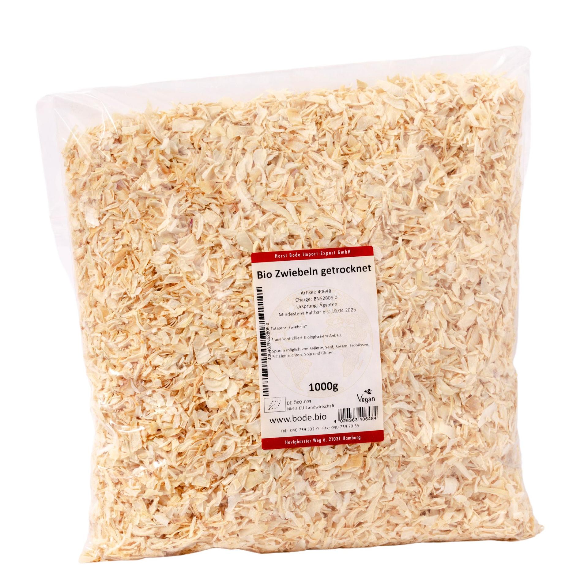 Cebollas crujientes secas orgánicas 1kg