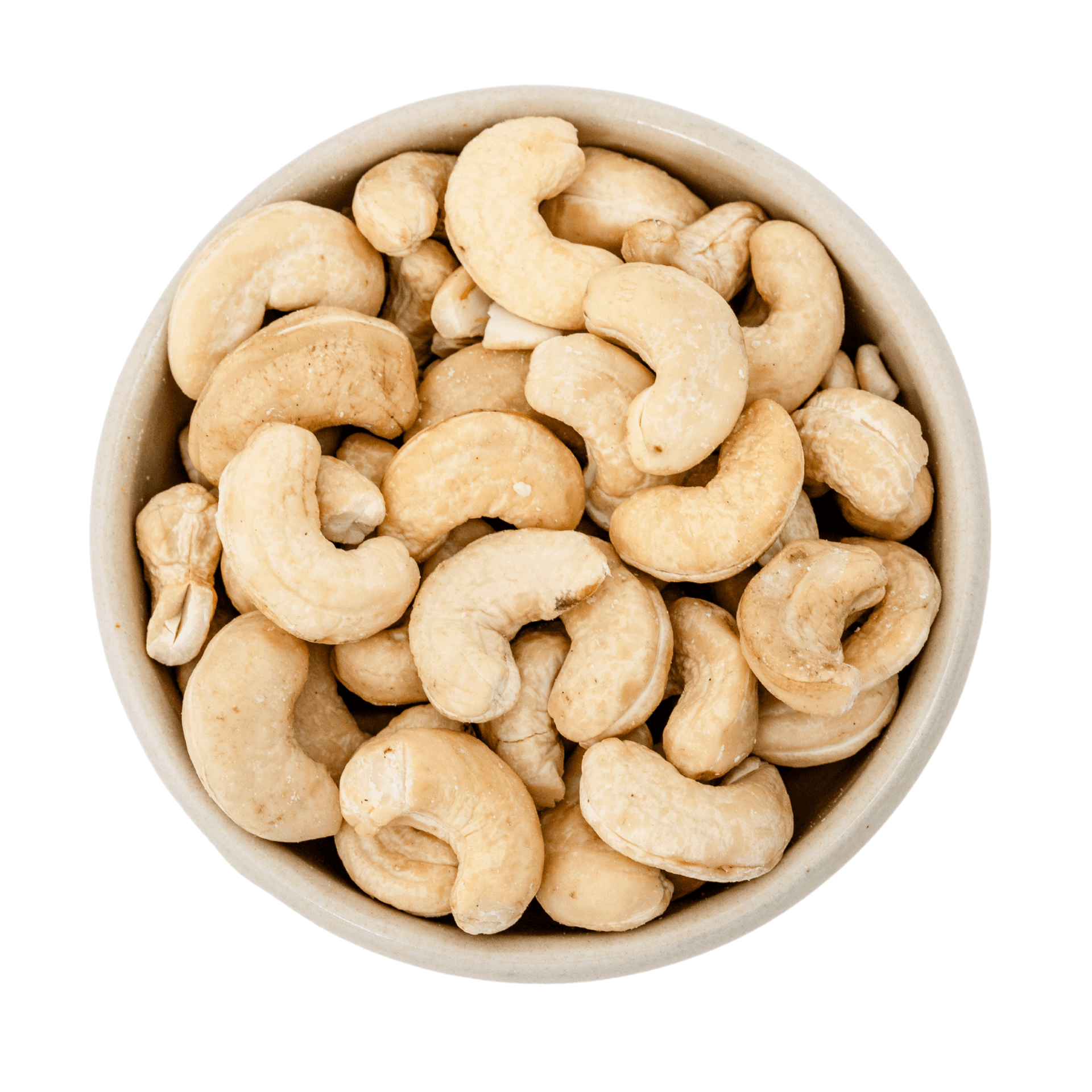 Núcleos de anacardo 240 Premium orgánicos 22.68kg