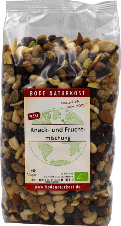 Mezcla de frutos secos y frutas orgánicas 1kg