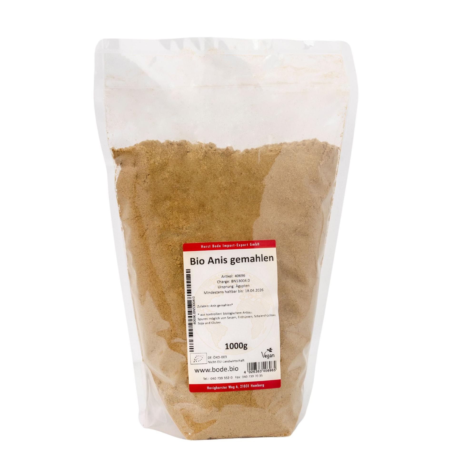 Anís molido orgánico 1kg