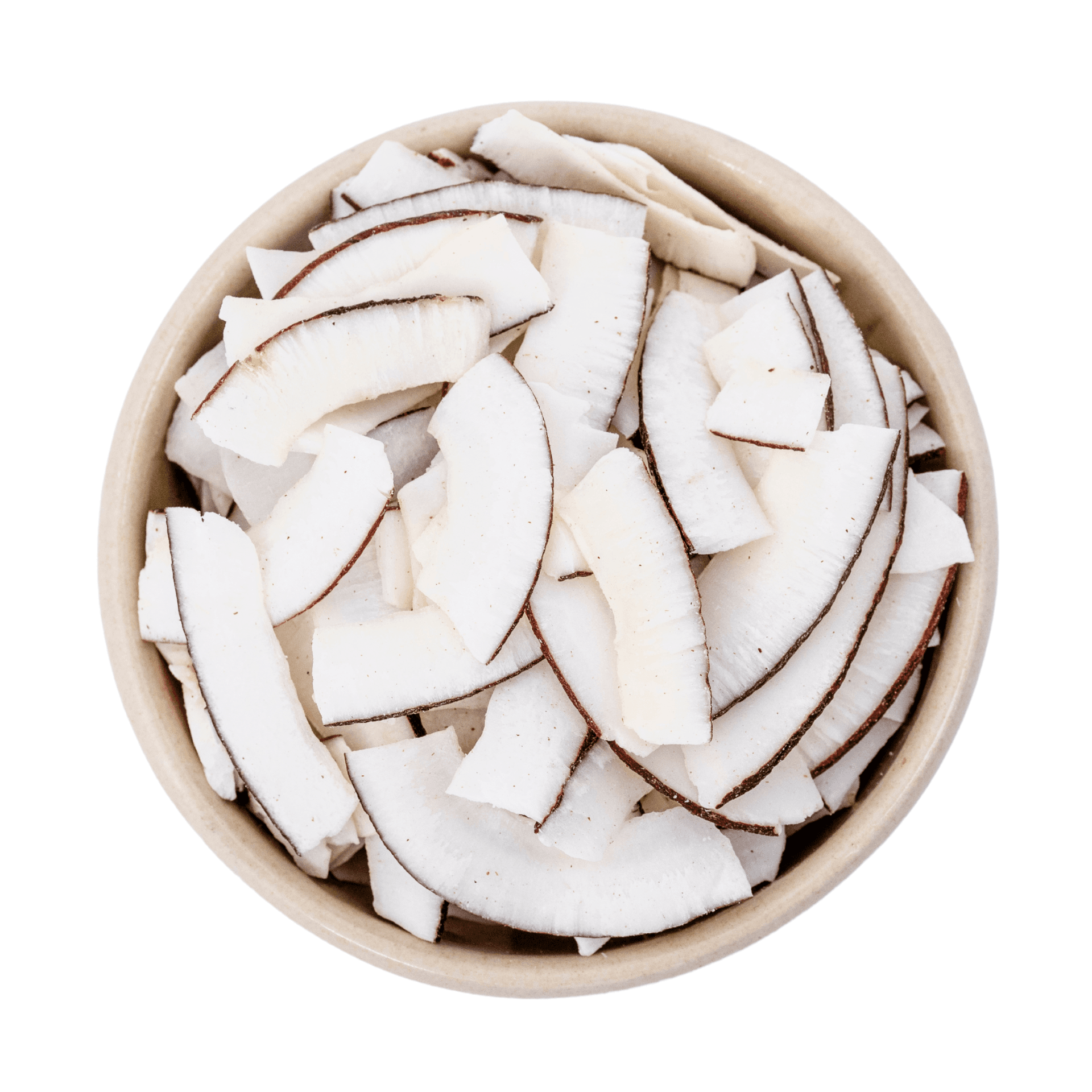 Tiras de coco (sonríe)  Alimento crudo orgánico 20kg