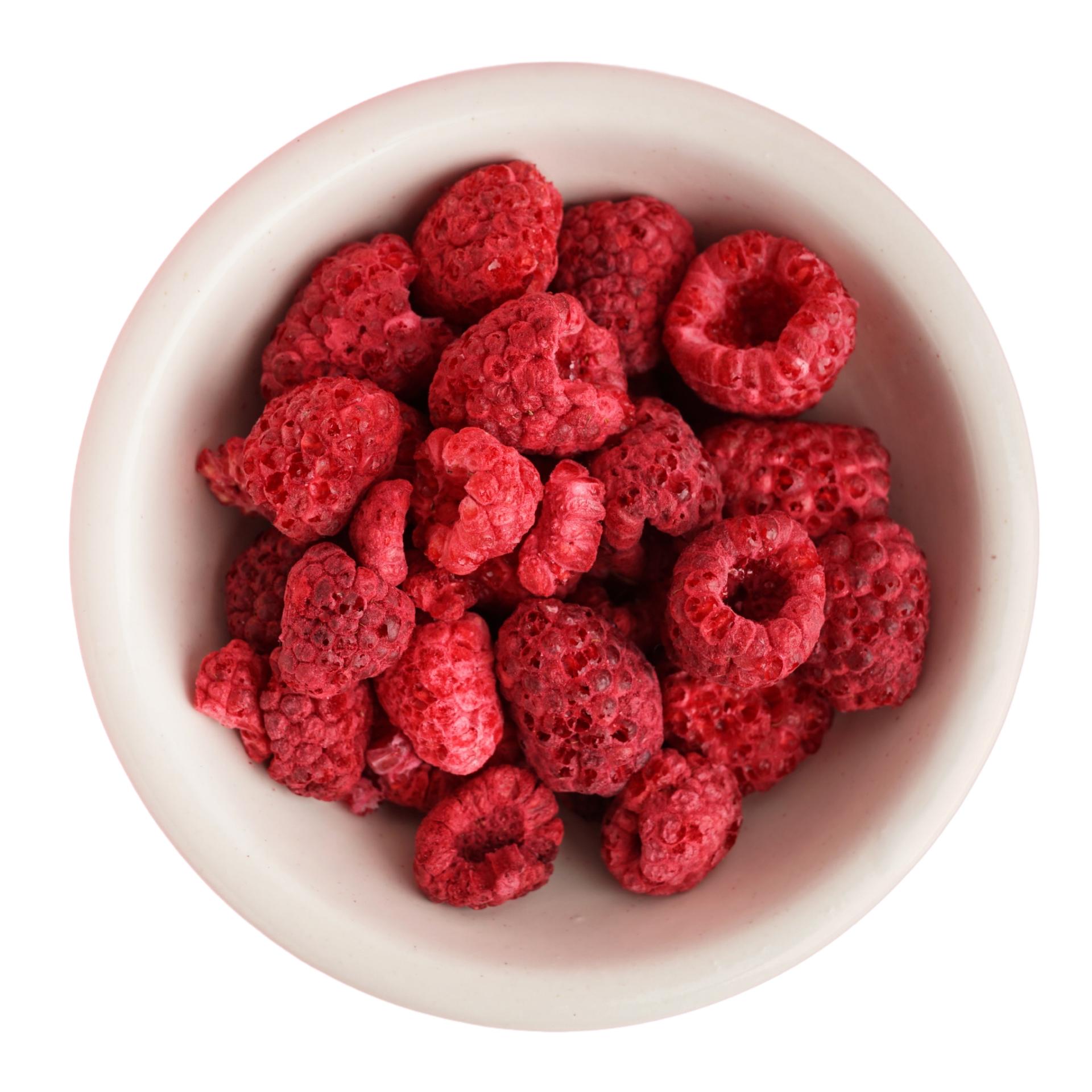 raspberry whole freeze dried organic 300g