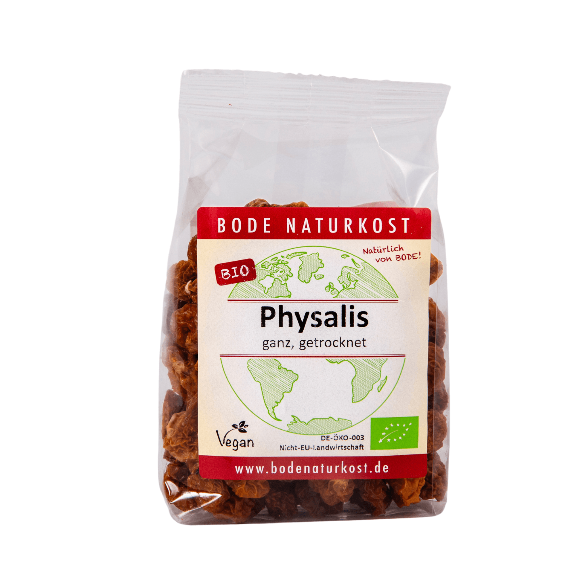 Physalis secadas enteras orgánicas 6x125g