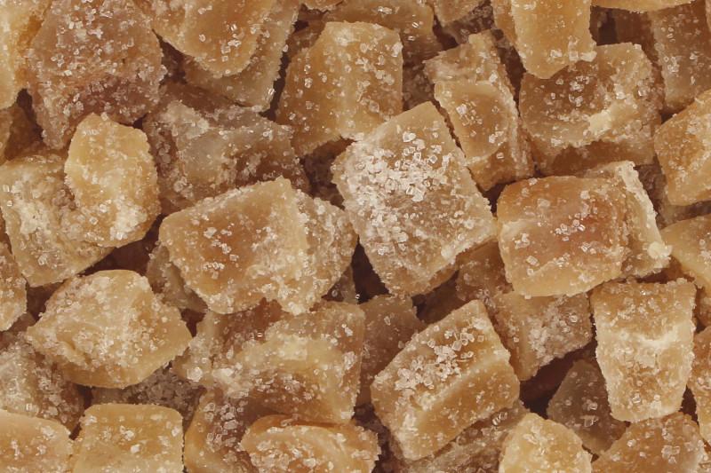 Cubos de jengibre cristalizados Orgánico China 5kg