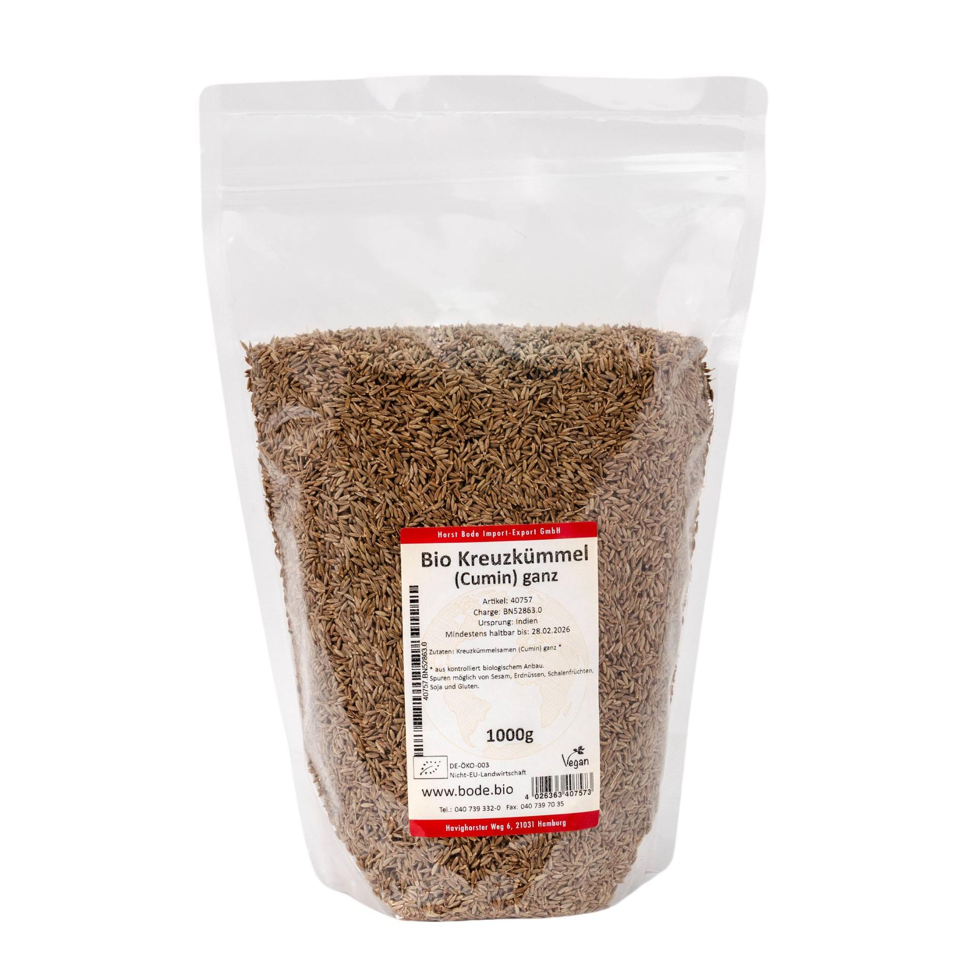 Comino entero orgánico 1kg