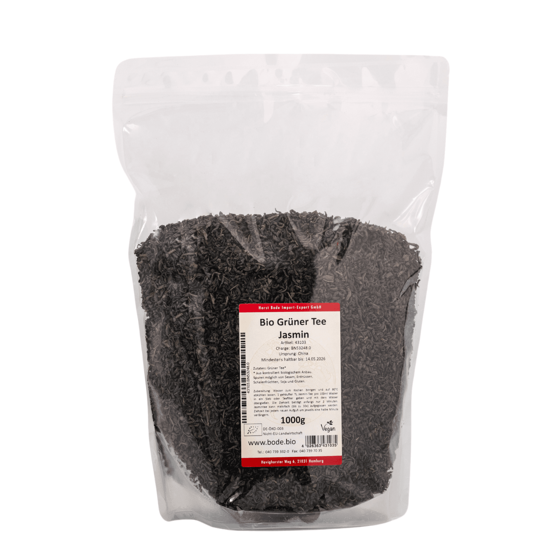 Té de jazmín orgánico 1kg