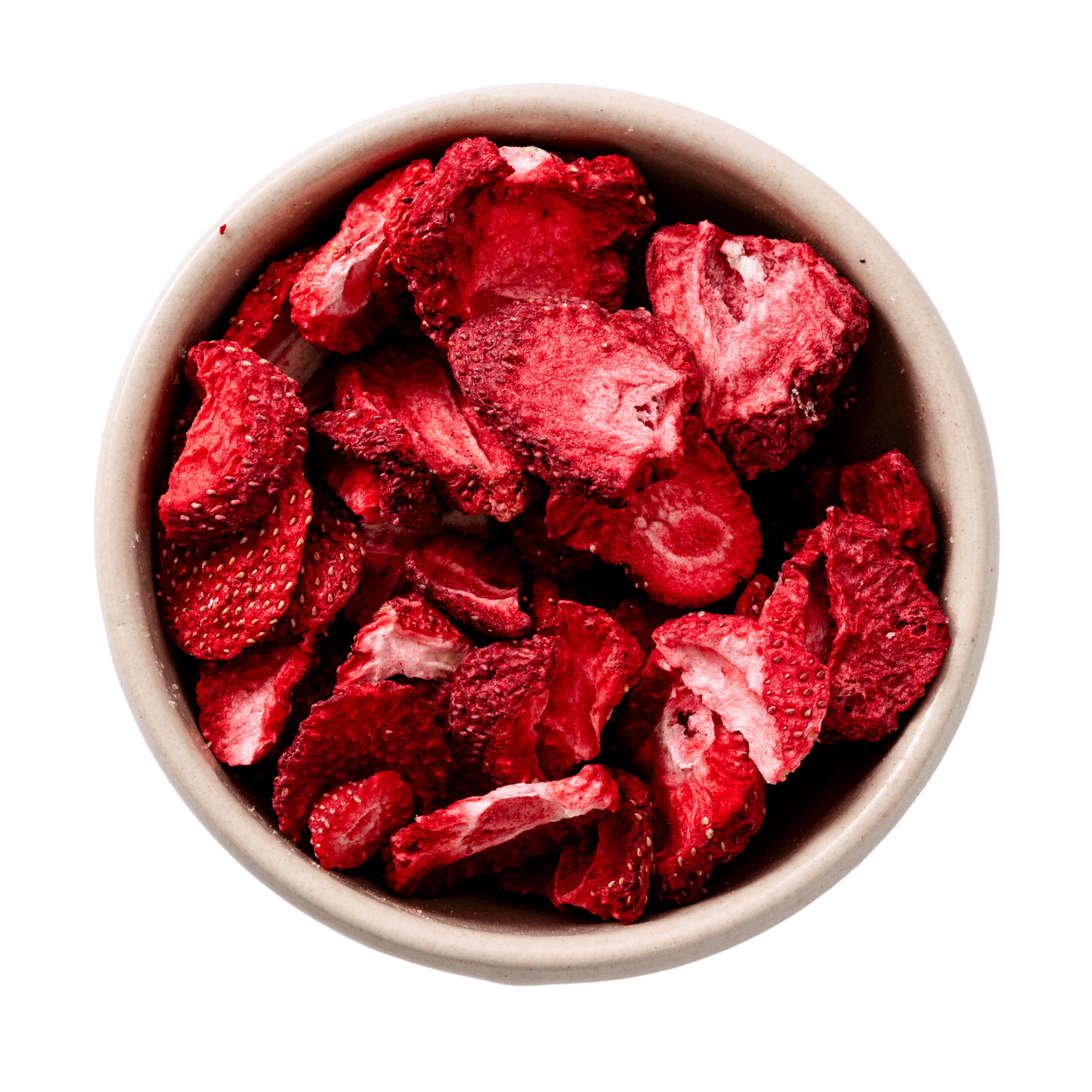 Rodajas de fresa liofilizadas 5mm Orgánico 10kg