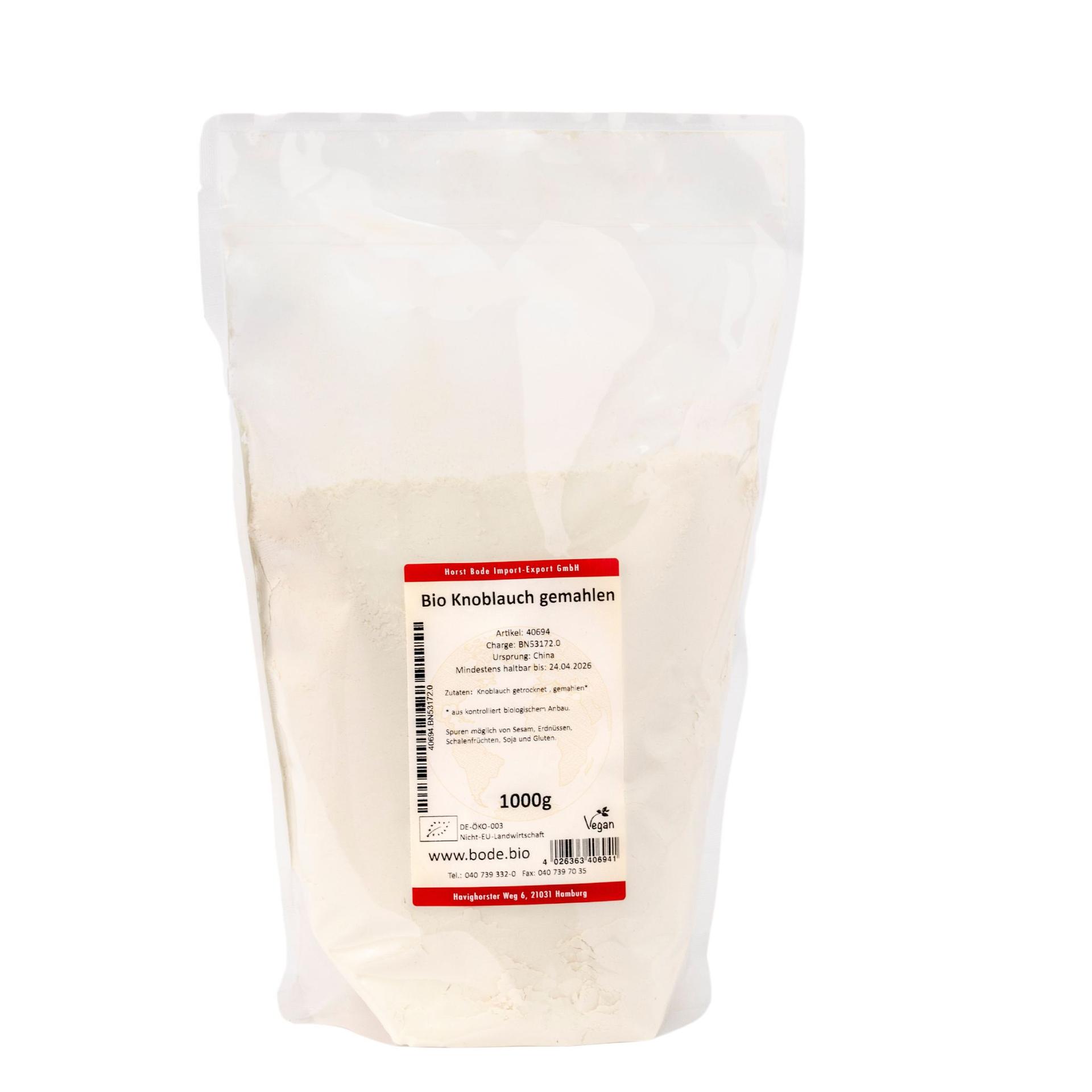 Ajo en polvo orgánico 1kg