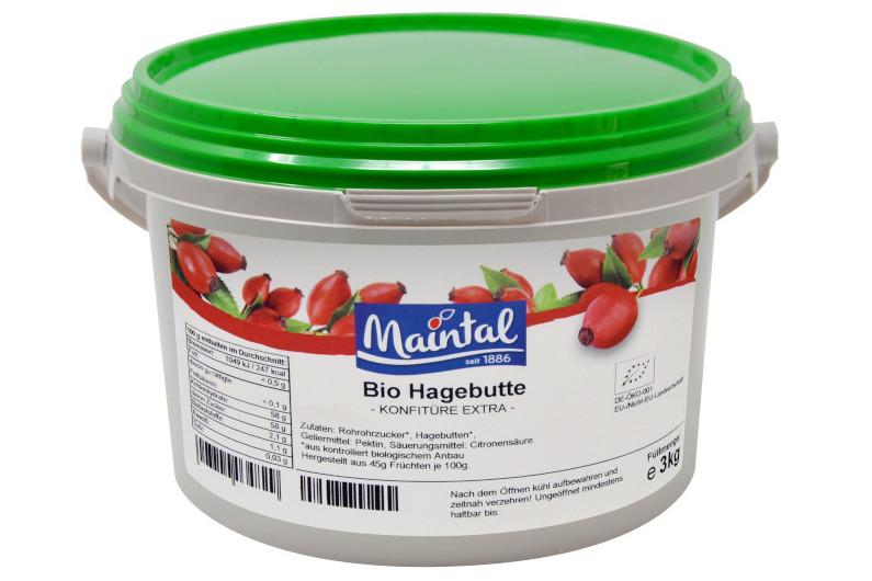 Mermelada de Escaramujo Ecológico Maintal 3kg con Azúcar Ecológico Alemán
