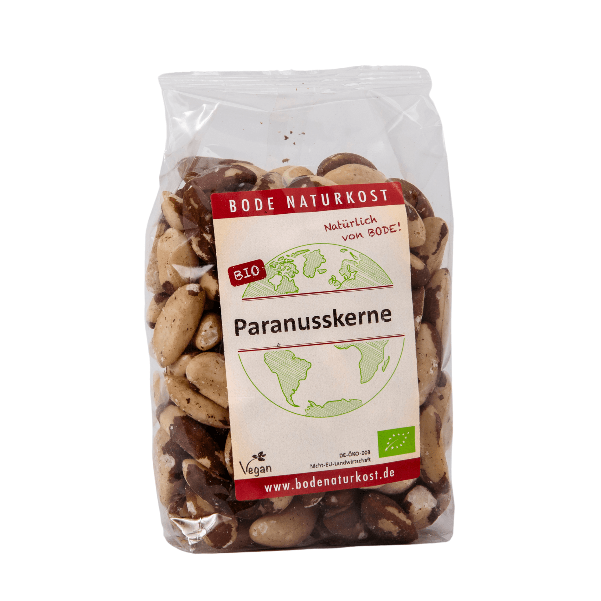 Núcleos de nuez de Brasil orgánicos 6x500g