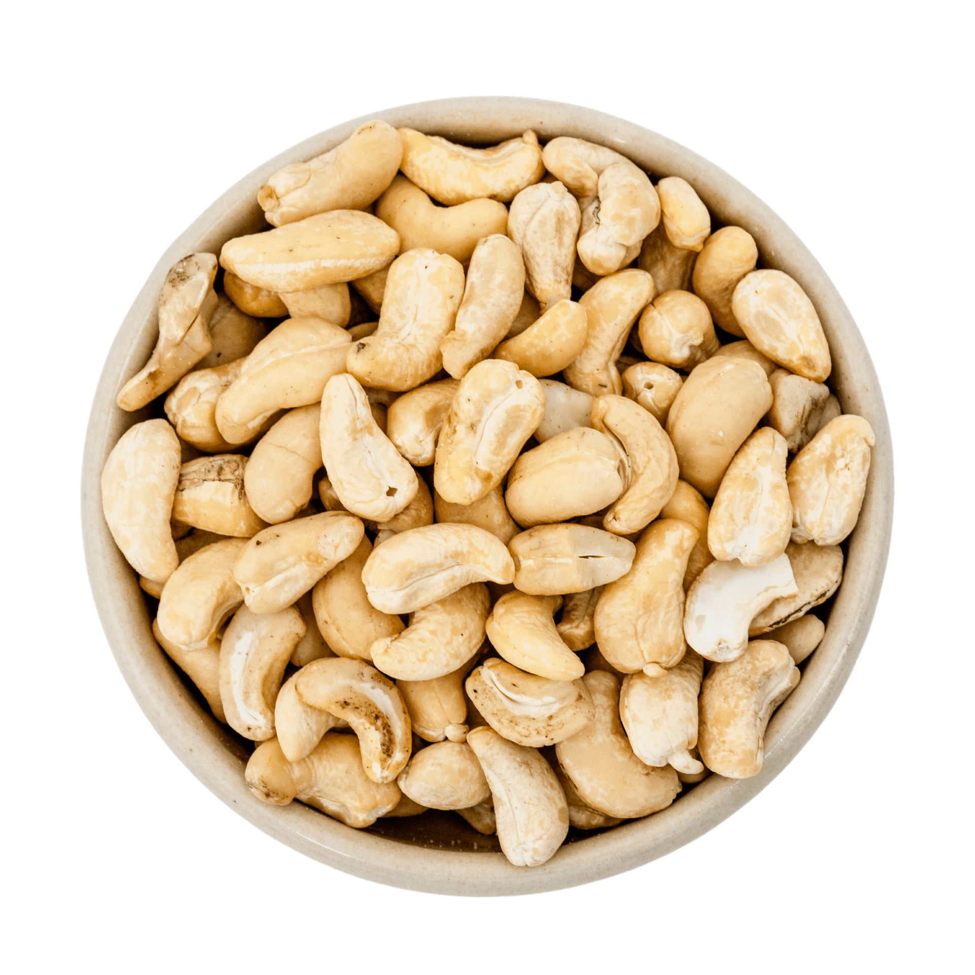 Núcleos de anacardo 400-450 orgánicos 22.68kg