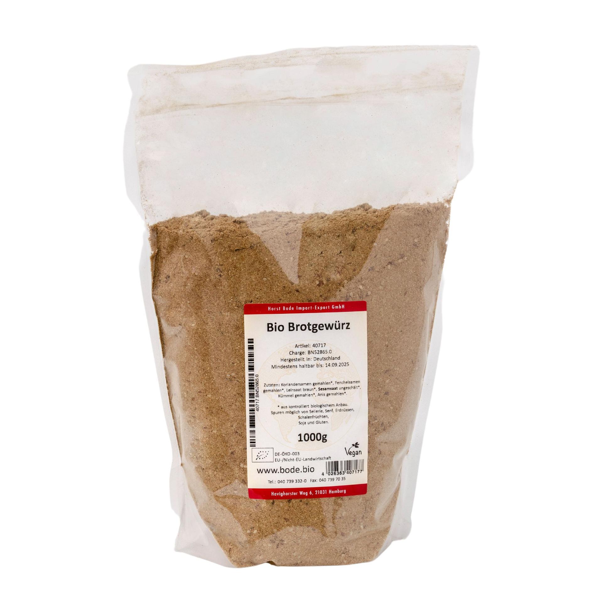 Especias para pan orgánico 1kg