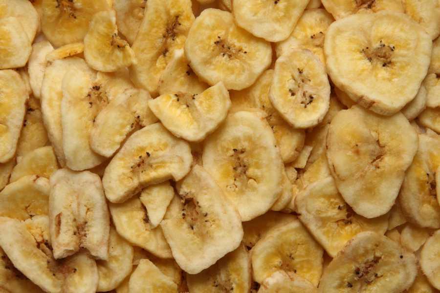 Chips de plátano sin azúcar orgánico 6x250g