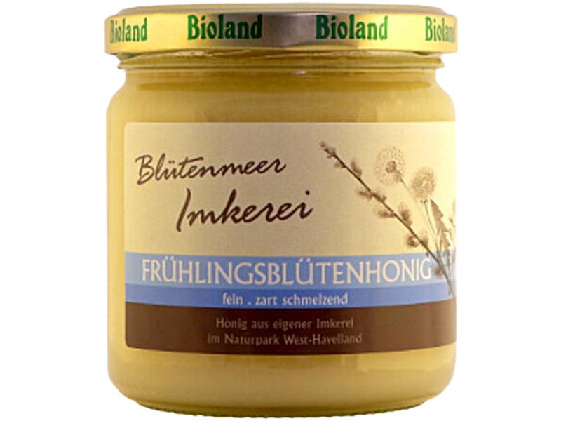 Miel de flores de primavera cremosa orgánica Bioland Alemania Mar de flores Imkerei 6x500g