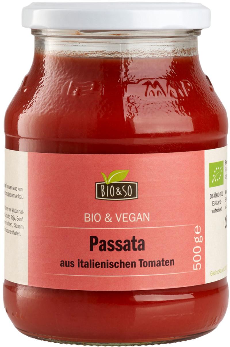 Passata de tomate orgánica Bio&So 6x500g