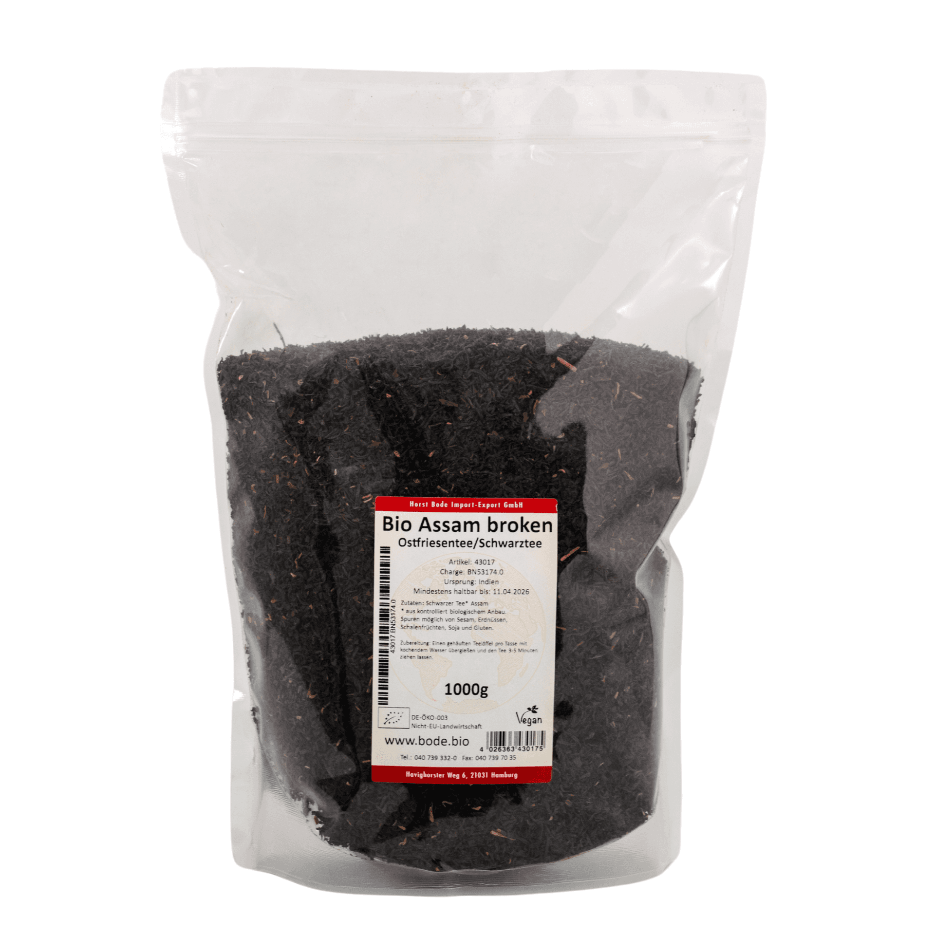 Té Assam roto Orgánico 1kg