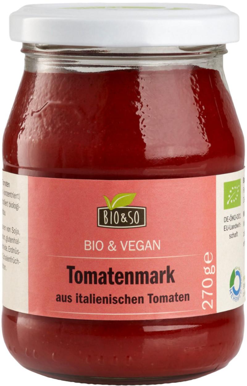 Pasta de tomate orgánica Bio&So 6x270g