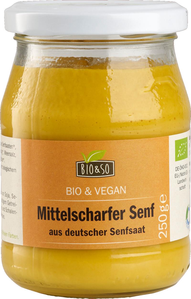 Mostaza orgánica Bio&So 6x250g