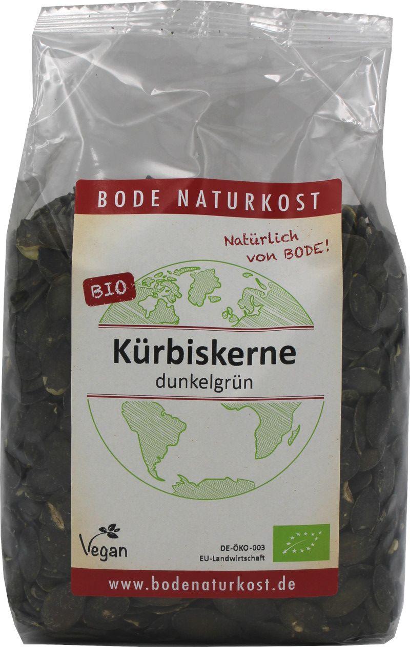 Semillas de calabaza de color verde oscuro orgánicas Europa 6x500g