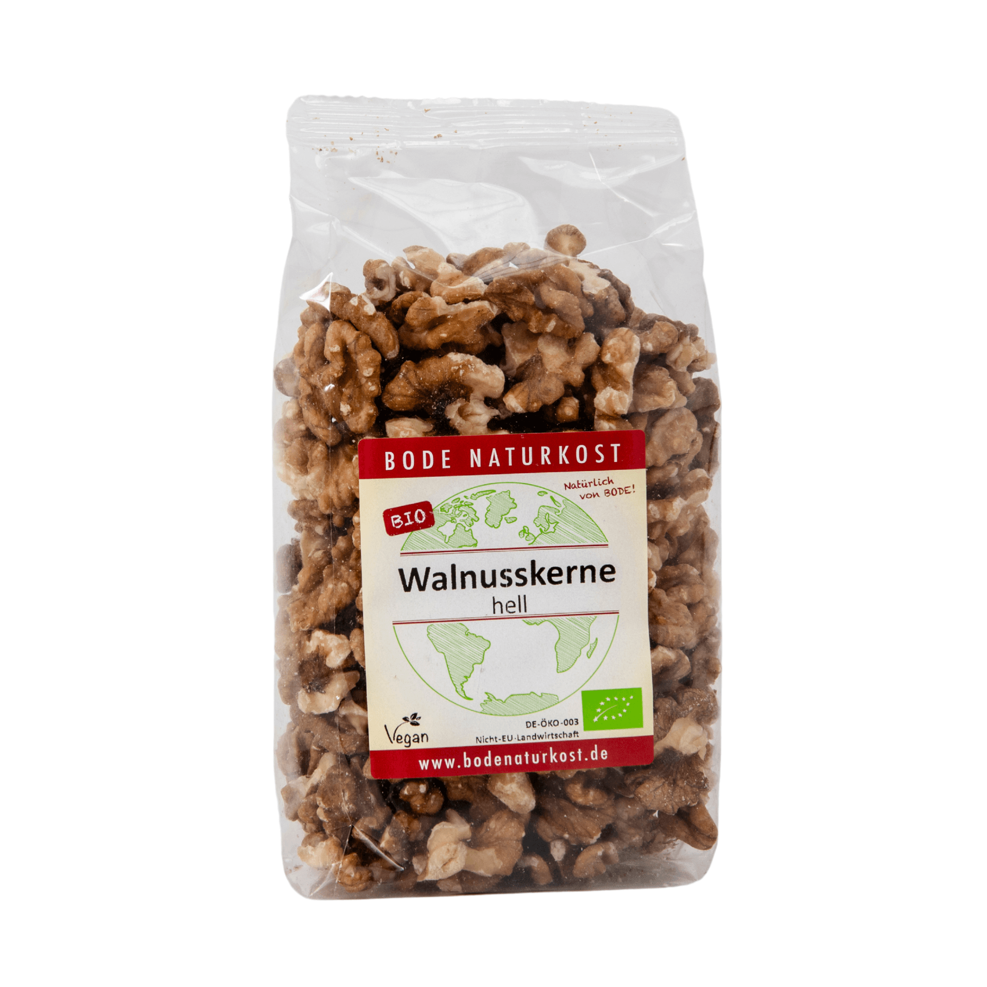 Núcleos de nogal claro orgánico 6x250g