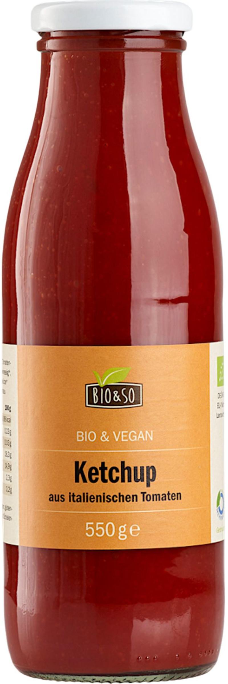 Ketchup orgánico Bio&So 12x550g