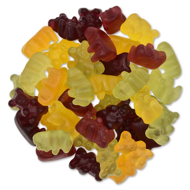 Ositos de goma de frutas (sin gelatina) orgánicos 2x3kg Bolsa en Caja Bananeira