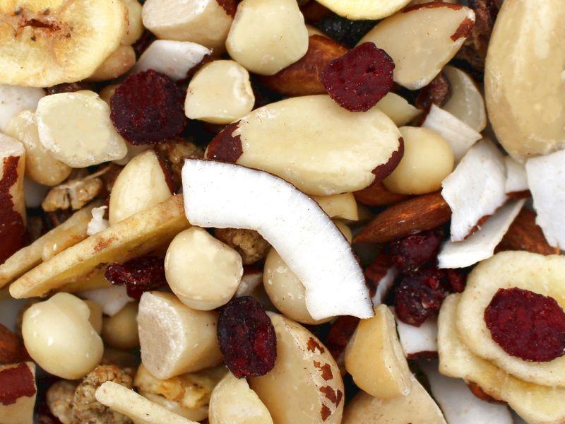 Estilo de vida de lujo - Mezcla de frutos secos y frutas con macadamia Orgánica -sin pasas- 12.50kg