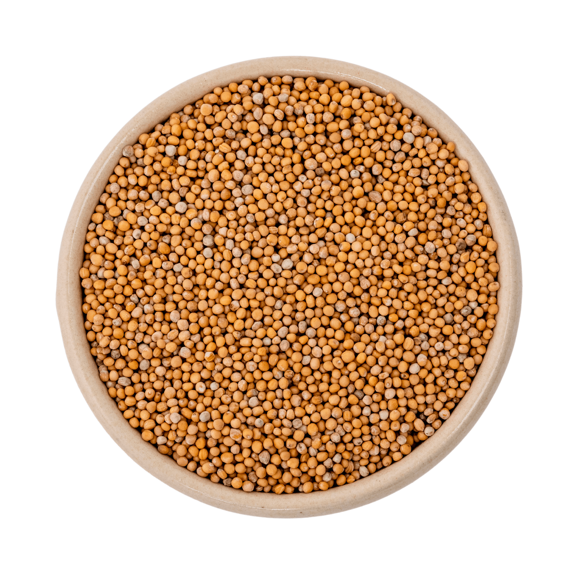 Semillas de mostaza amarilla enteras orgánicas 25kg
